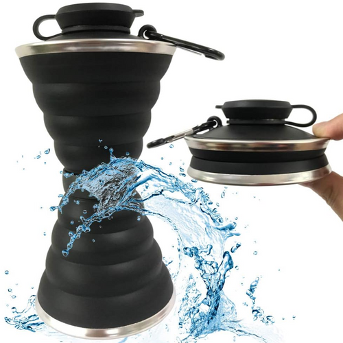 BowLift | Collapsible Water Bottle with Carabiner