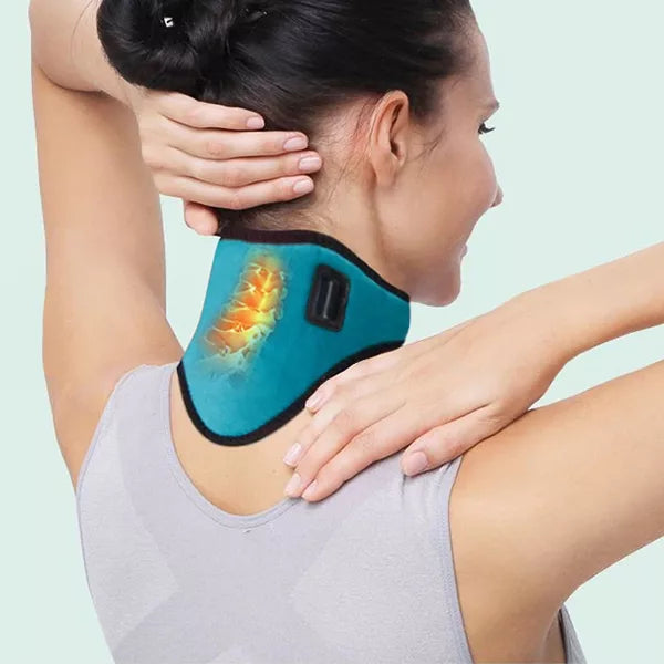 BowLift | Heated Cervical Collar – Neck Heating Band against Muscle Tension and Headaches