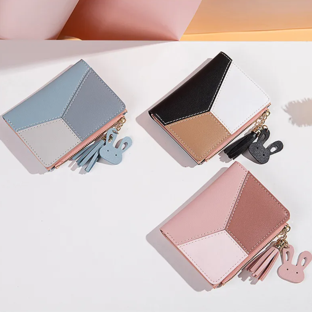 Mini Wallet with Trendy Tassel Bowlift