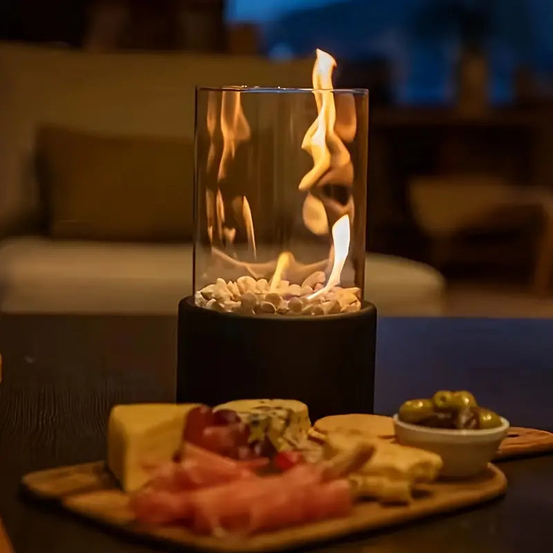 BowLift | Contemporary Portable Fire Source - GlowFlicker