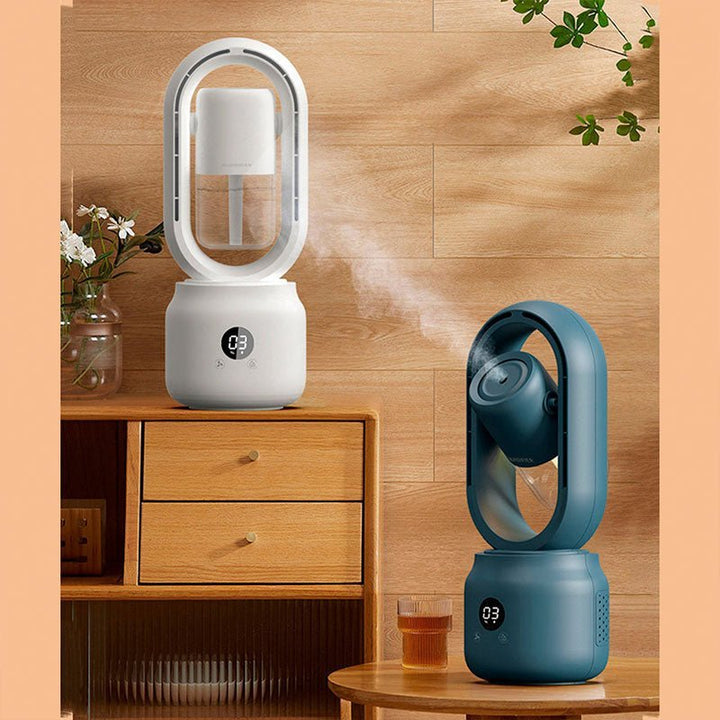 BowLift | COOLMIST – Portable Bladeless Fan with Humidifier and Night Light