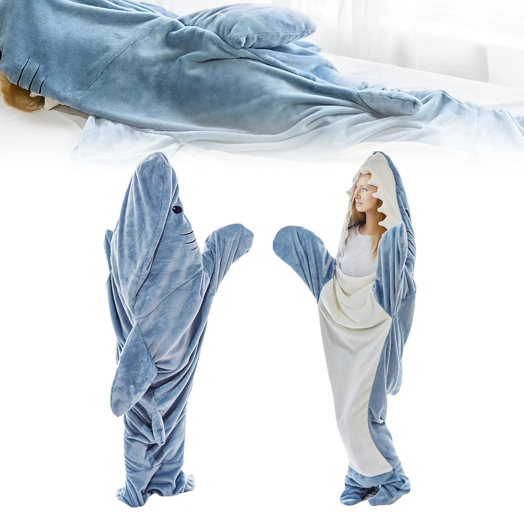 BowLift | Cosy Shark Blanket Suit – Snuggly Wearable Sleeping Bag