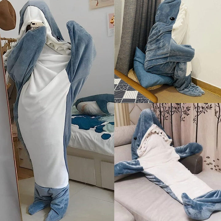 BowLift | Cosy Shark Blanket Suit – Snuggly Wearable Sleeping Bag
