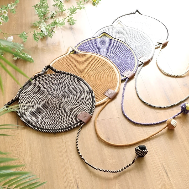 BowLift | Cotton Cat Scratching Mat of Rope - ClawGuard