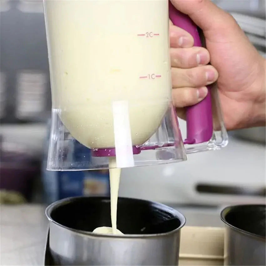 Cupcake Pancake Cookies Cream Dispenser Cake Mix Jug Baking Essentials | Bowlift