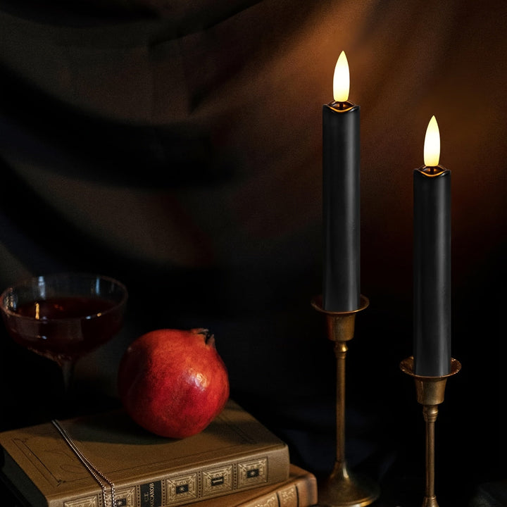 FlickerGlow - Realistic Flame-free LED Candles with Remote Control Bowlift