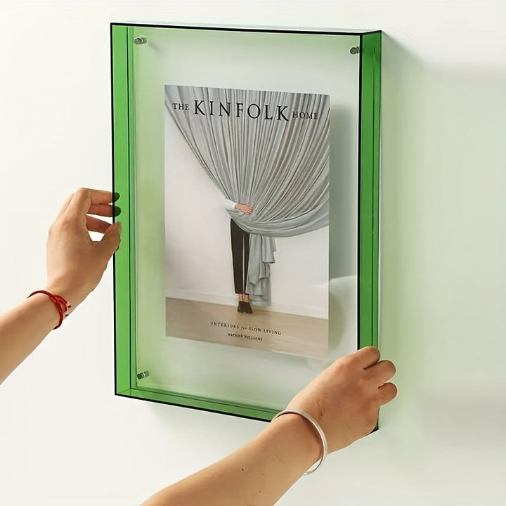 VividFrame – Colorful Transparent Photo Frame for Wall and Table Bowlift