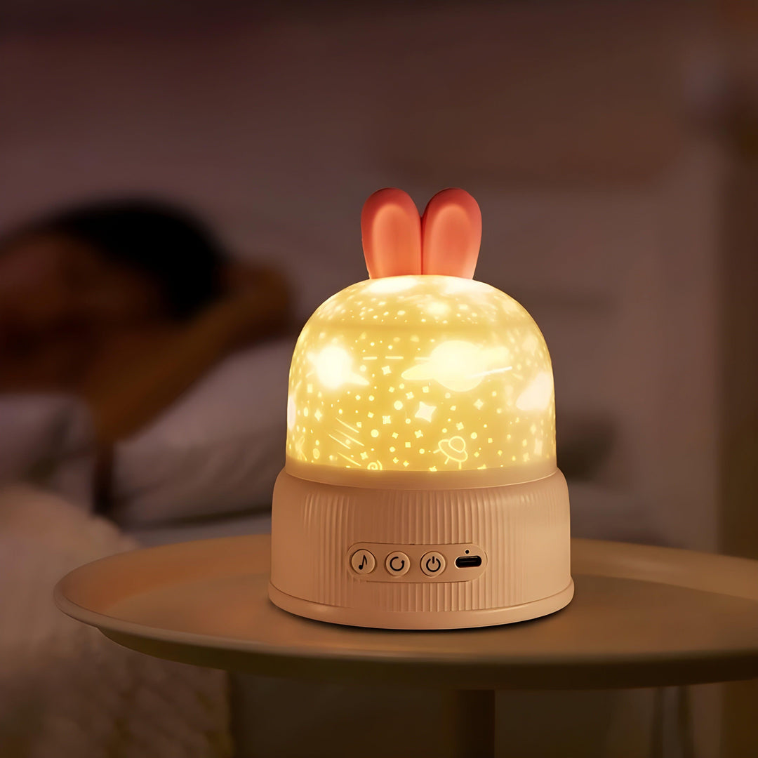 BunnyBeam Light - Casual Cute Bunny Projector Night Light for Kids | Bowlift