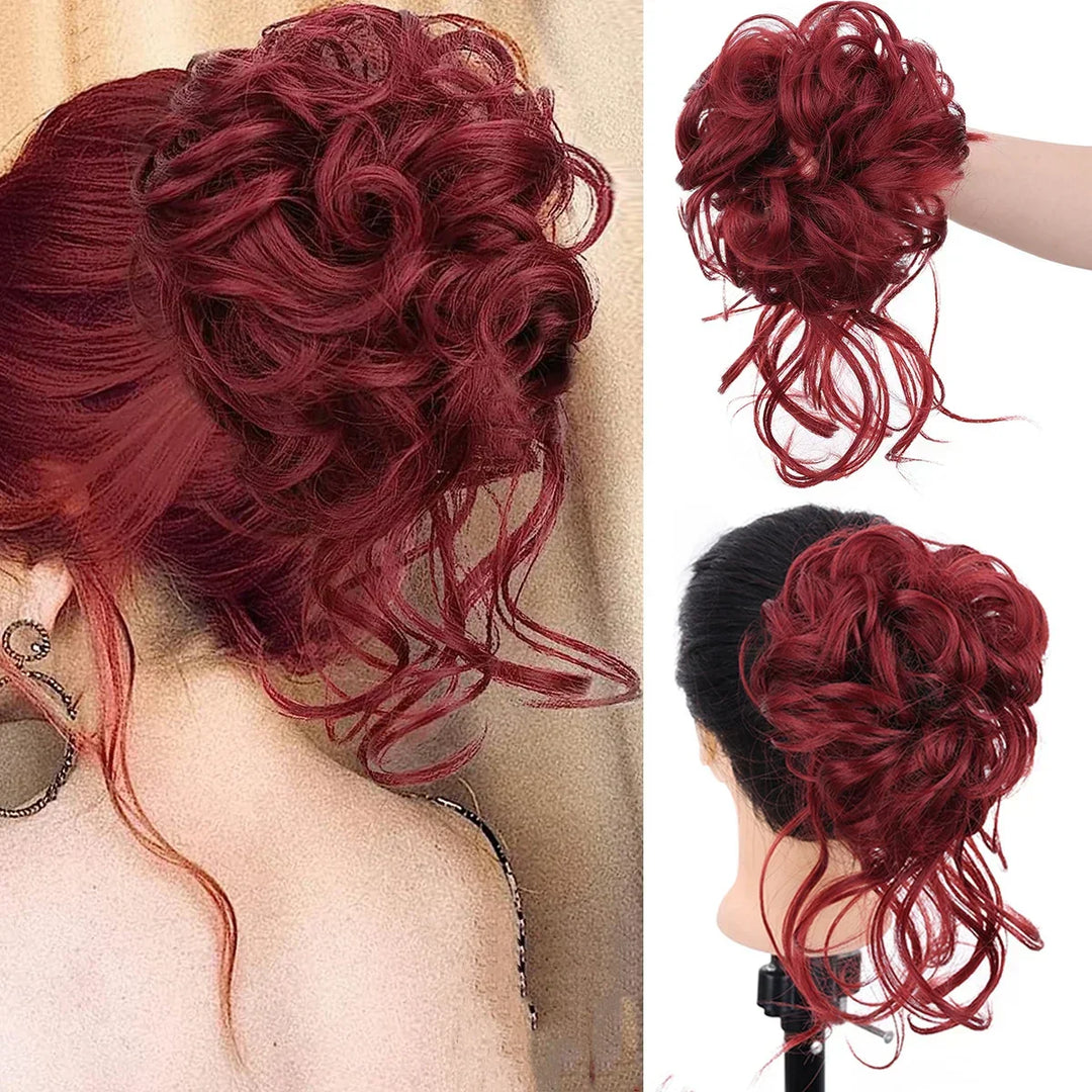 BowLift | Curly Hair Bun – Clip-in Hair Piece with Volume and Natural Look