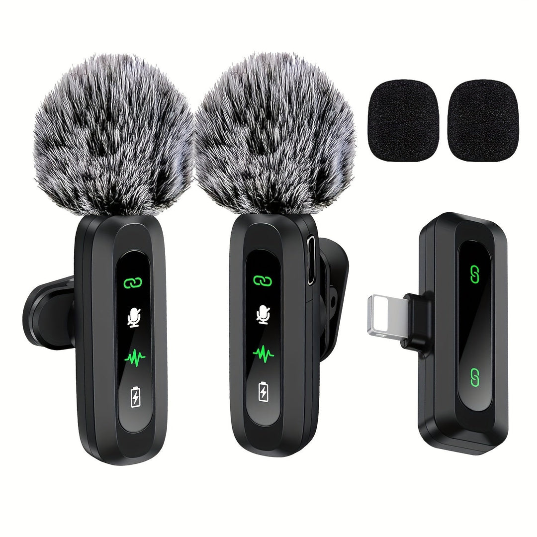 BowLift | Wireless Lavalier Microphone with USB-C Connection for Smartphones and Tablets – Compact Design, Ideal for Podcasts and Vlogs