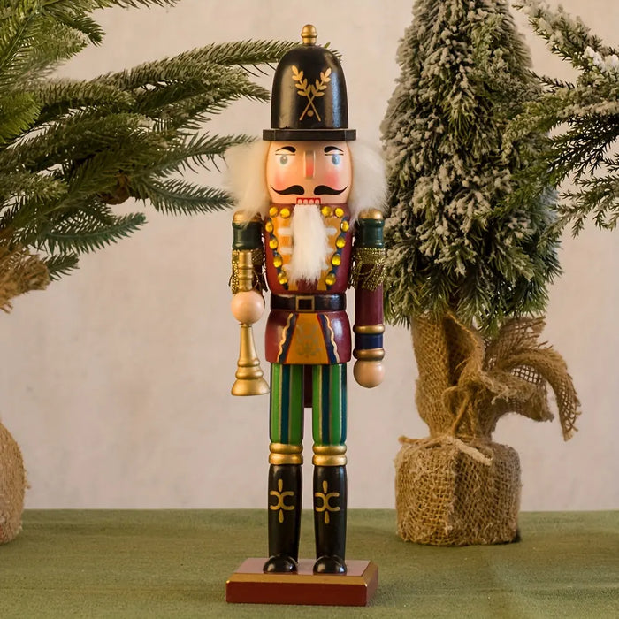 BowLift | NutcrackerJoy - Wooden Nutcracker Soldier Figure for Timeless Christmas Charm