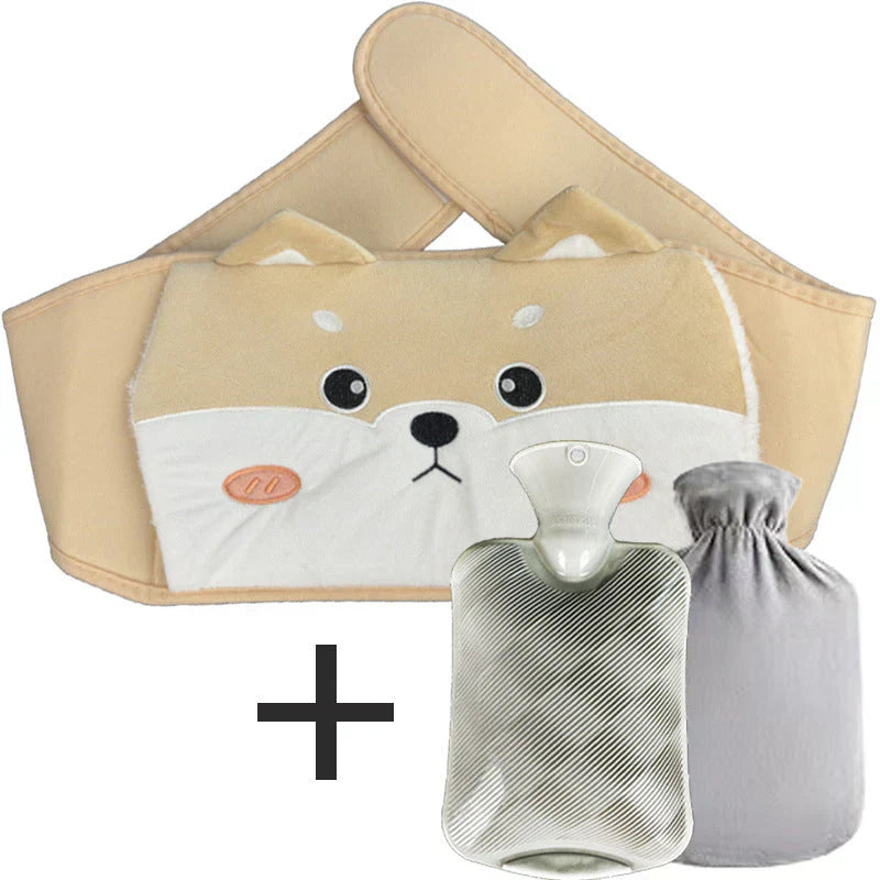 BowLift | WarmCush – Reusable Plush Hot Water Bottle with Hip Cushion