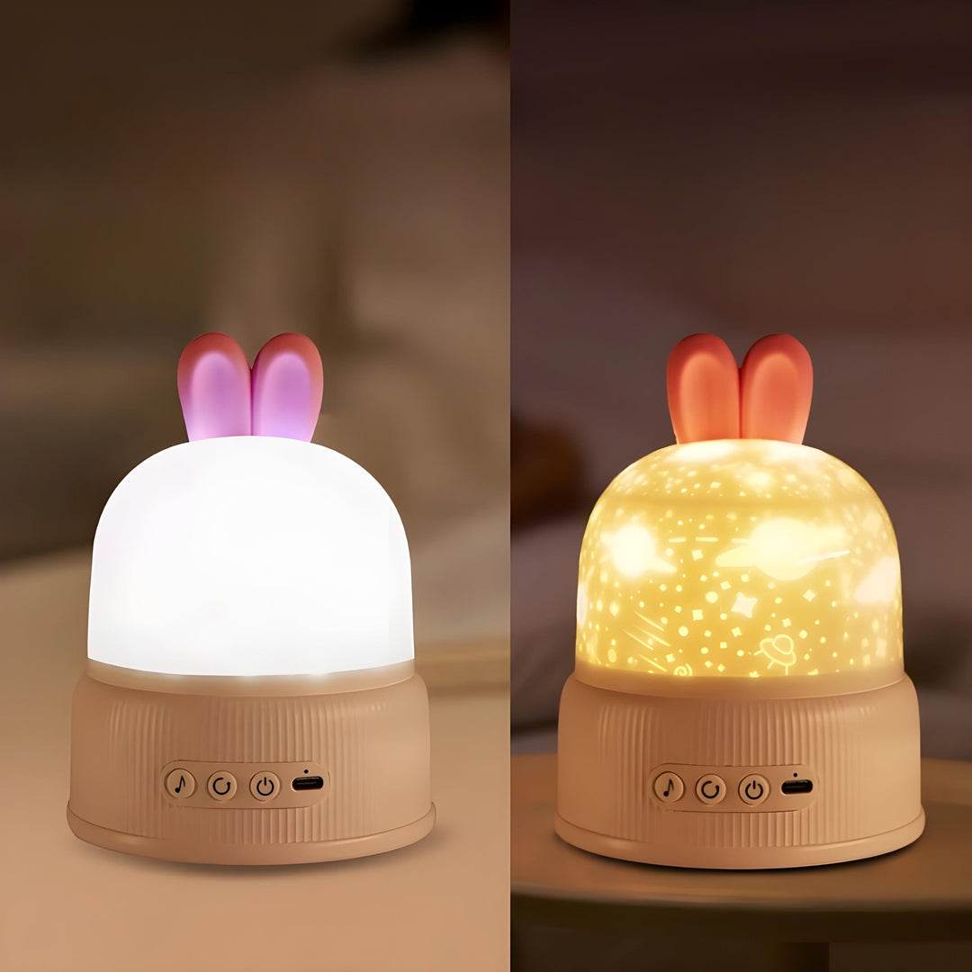 BunnyBeam Light - Casual Cute Bunny Projector Night Light for Kids | Bowlift