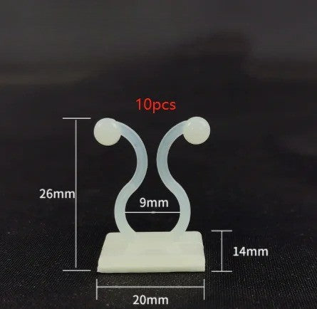 Self-Adhesive Plant Holder Mini Wall Clips | Bowlift