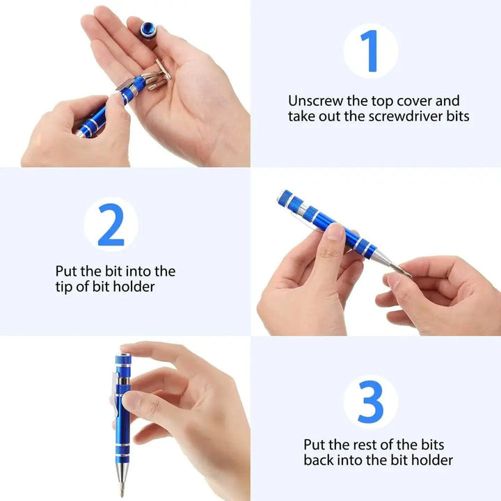 BowLift | PocketFix – The 8-in-1 screwdriver for every situation!