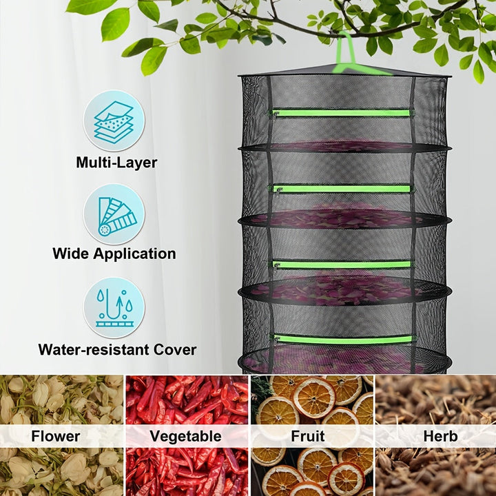 Herb drying rack foldable 6 or 8 levels | Bowlift