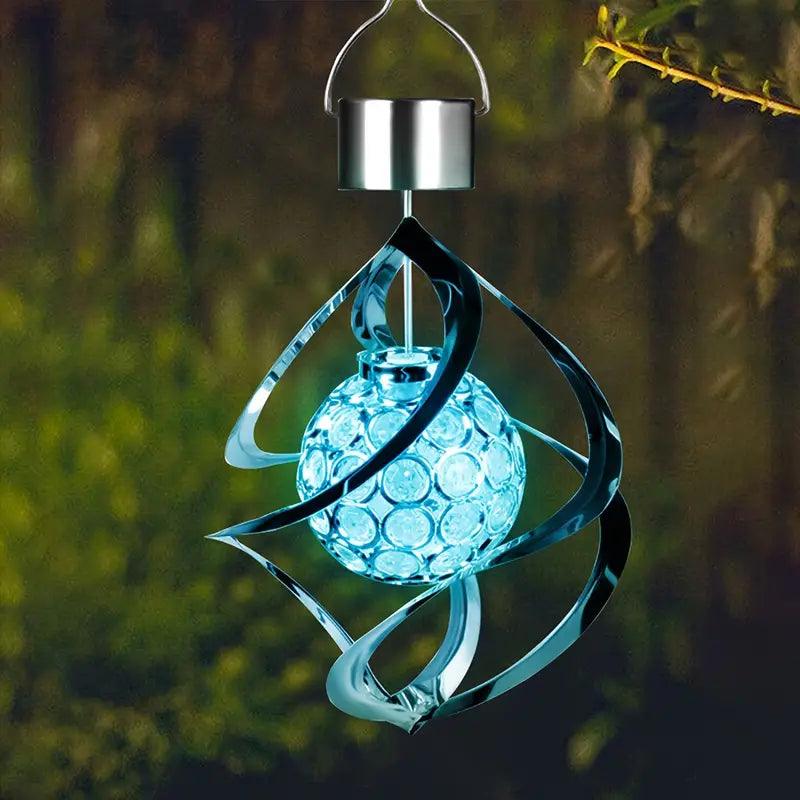 BowLift | SolarWind Sound Light | Solar Wind Chime with Color Change | Weatherproof & Energy Saving | For Garden, Balcony & Terrace