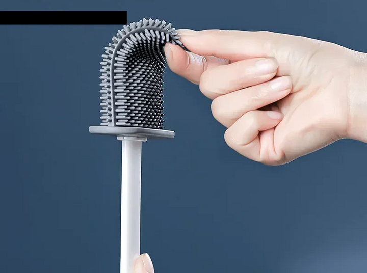 FlexiClean Silicone Toilet Brush Set Bowlift