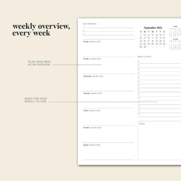 BowLift | Daily Planner 24-25 - PlanEase
