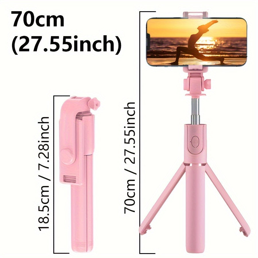 BowLift | Flexible Selfie Stick with Wireless Remote Control and 360° Rotation – Compact Selfie Pole for iPhone and Travel