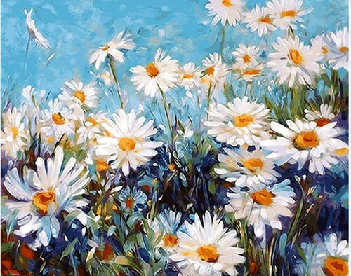 Field of Daisies - Van-Go Paint-By-Number Kit | Bowlift