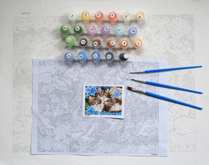 Field of Daisies - Van-Go Paint-By-Number Kit | Bowlift