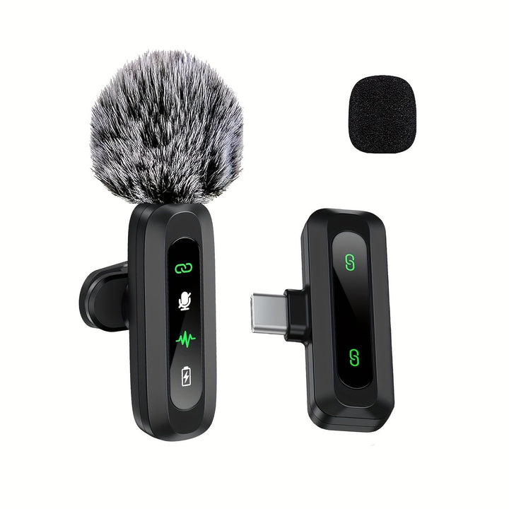 BowLift | Wireless Lavalier Microphone with USB-C Connection for Smartphones and Tablets – Compact Design, Ideal for Podcasts and Vlogs