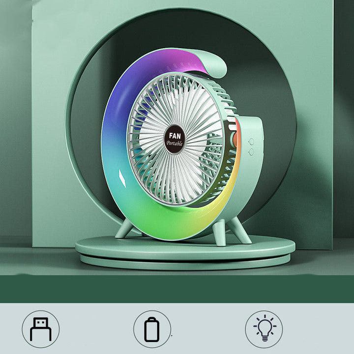 USB-Charging Night Light Mini Fan | Bowlift