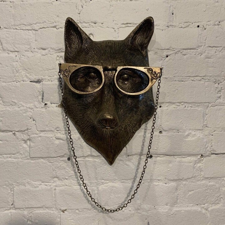 ArtBeest Animal Head Wall Decoration – Hand-Painted Playful Figures Made of Resin | Bowlift