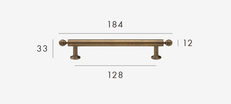 BrassElegance Solid Brass Antique T-Griff Bowlift