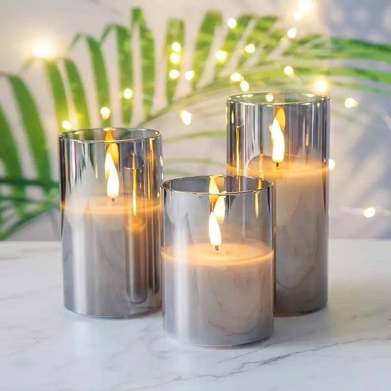 BowLift | LuxeLumen LED Candle Set | Elegant LED candles with remote control for atmospheric ambiance
