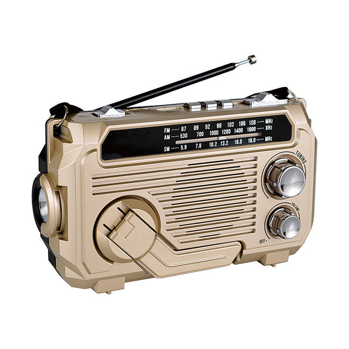 Solar-powered radio for camping | Bowlift