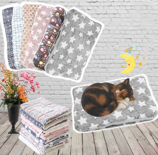 BowLift | Ultra Soft Cat Blanket – Cozy Flannel Blanket with Cats, Hypoallergenic and Machine Washable, Perfect for All Cats