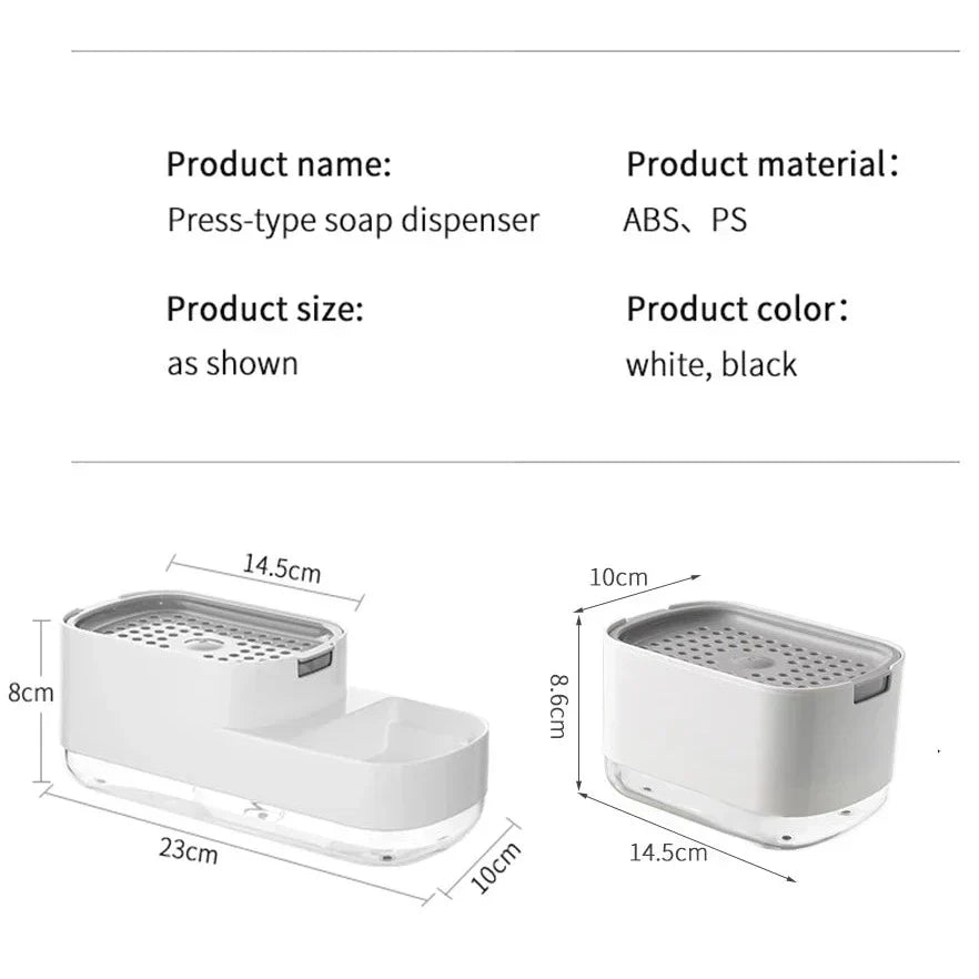BowLift | Sponge Rack Automatic Kitchen Soap Dispenser