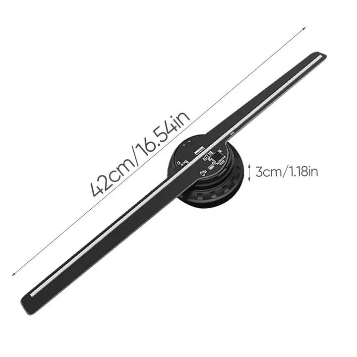 3D Hologram LED Fan Projector | Bowlift