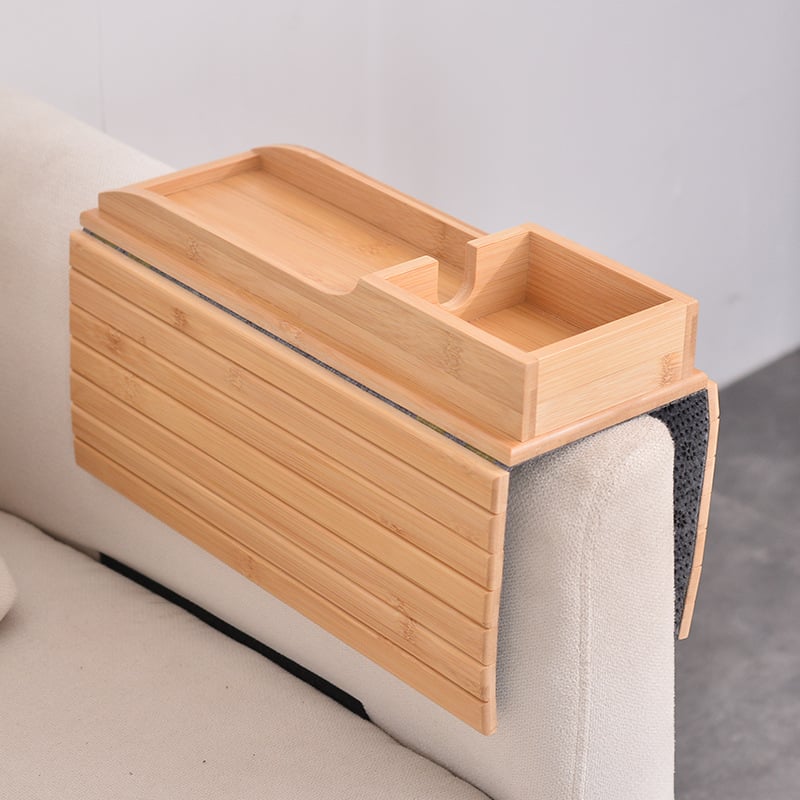 BowLift | BambooSip – Elegant Couch Cup Holder