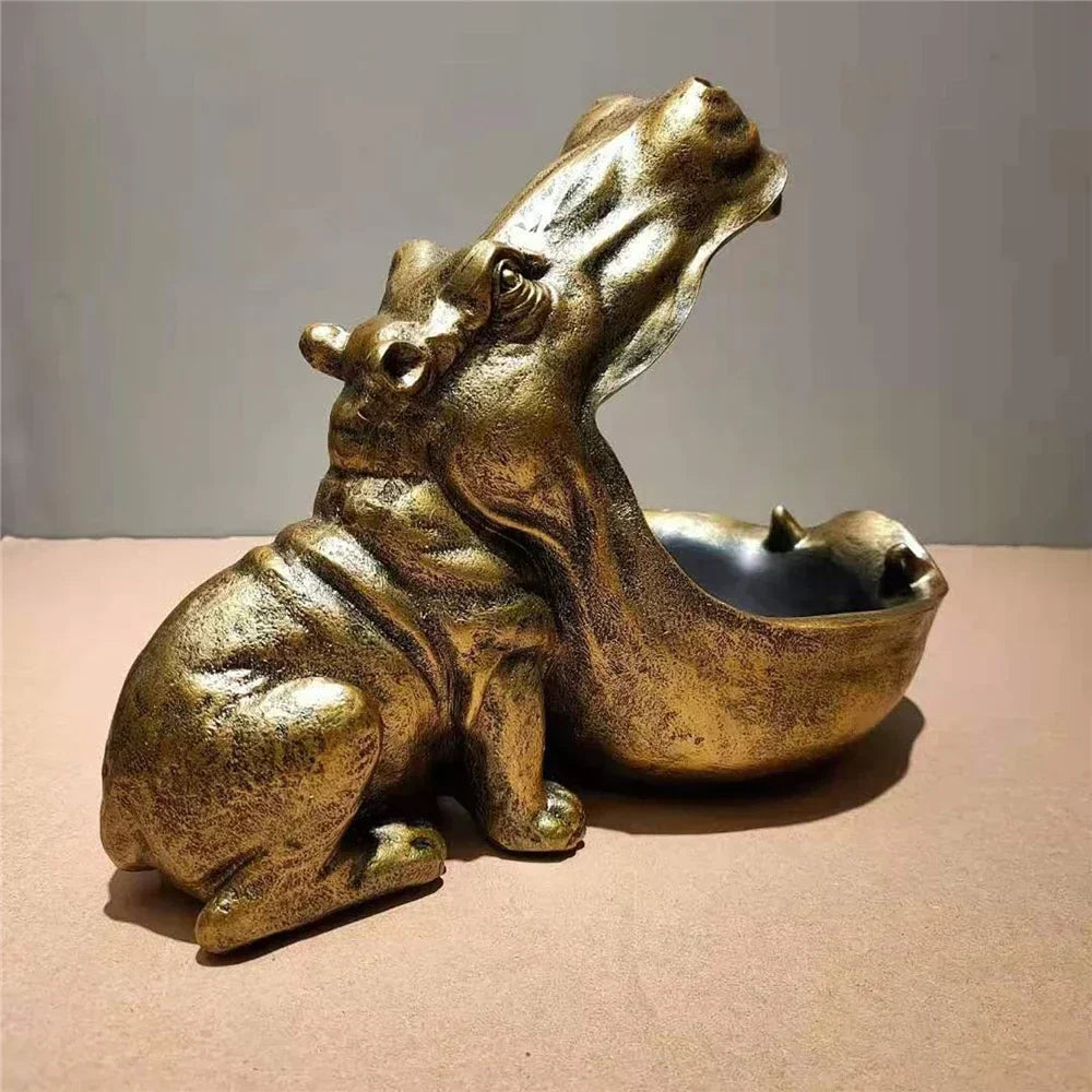 BowLift | Decorative Hippo Desk Storage Box - HippoStash