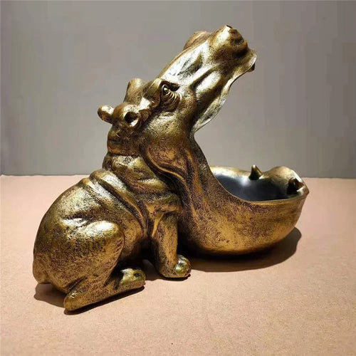 BowLift | Decorative Hippo Desk Storage Box - HippoStash