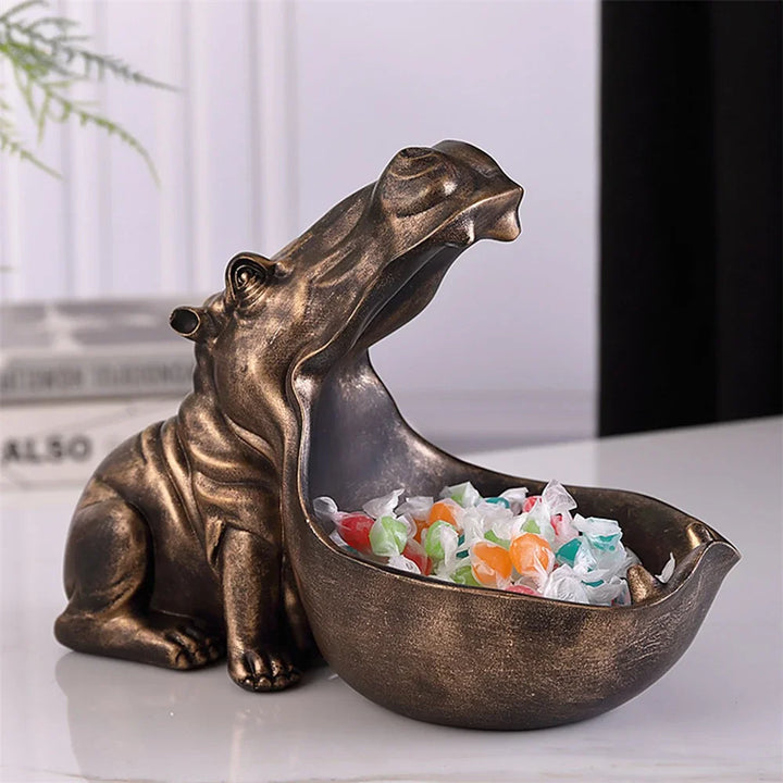 BowLift | Decorative Hippo Desk Storage Box - HippoStash