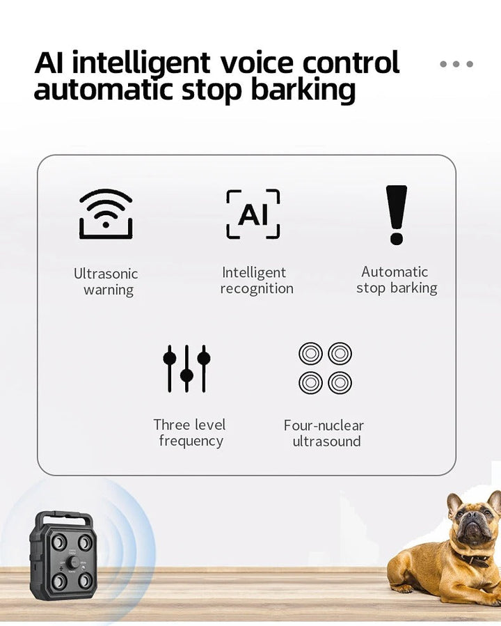 Ultrasonic Anti Bark Training Device Bowlift