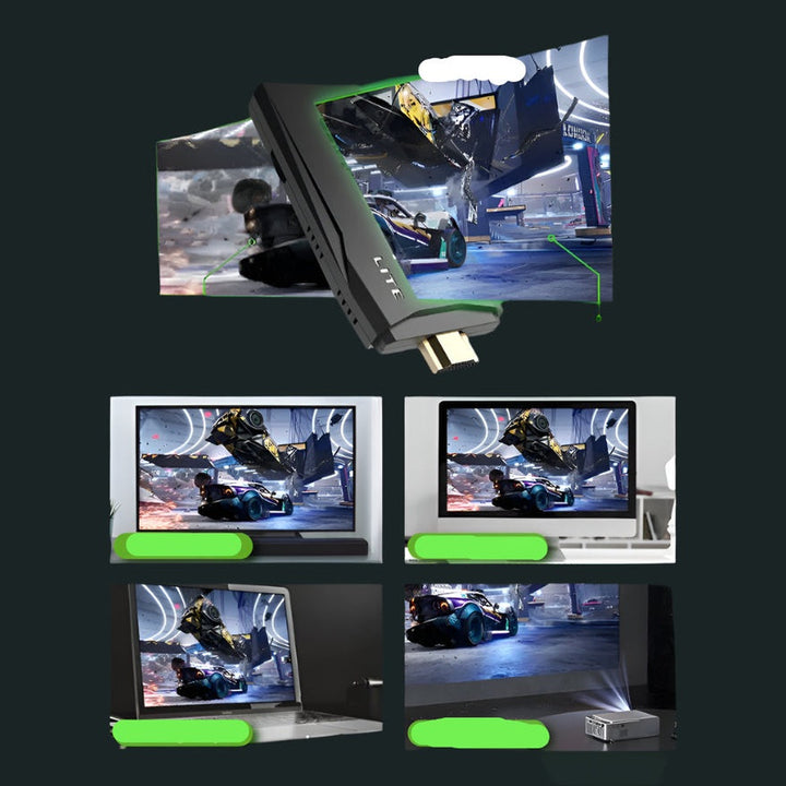 BowLift | 4K Retro Video Game Console Stick Dual Wireless Controllers Set