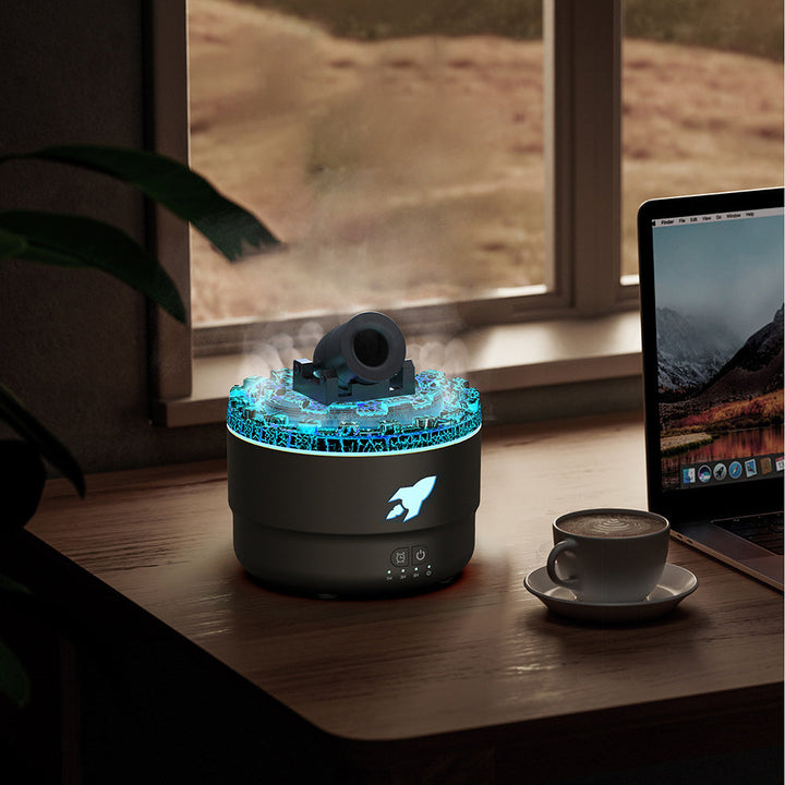 LavaGlow - Verfrissende Aroma Diffuser met Nachtlicht Bowlift