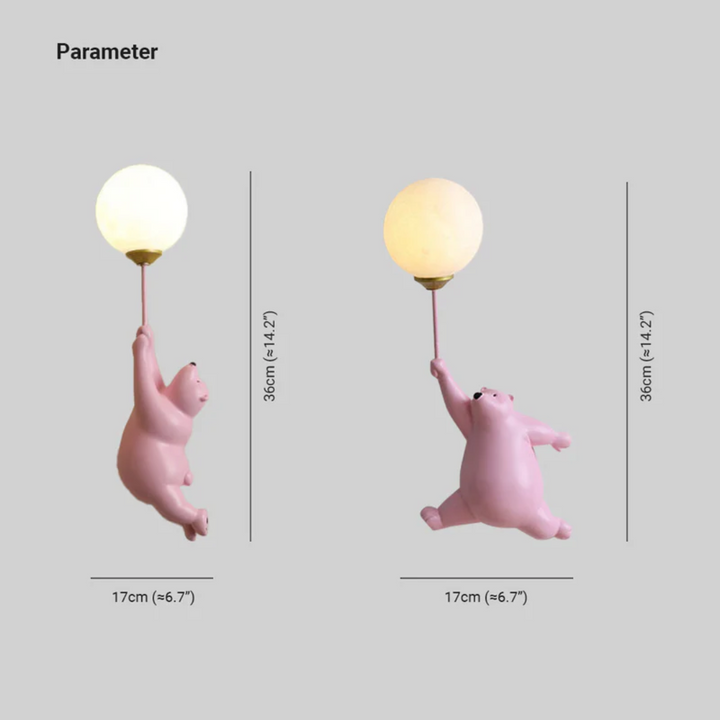 BowLift | Design Beer LED Wall Lamp - TeddyGlow