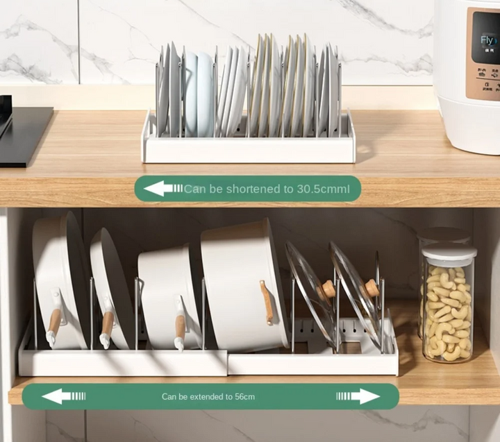 FlexiCook LidMaster – Foldable Kitchen Utensil & Pot Lid Holder for More Organization Bowlift
