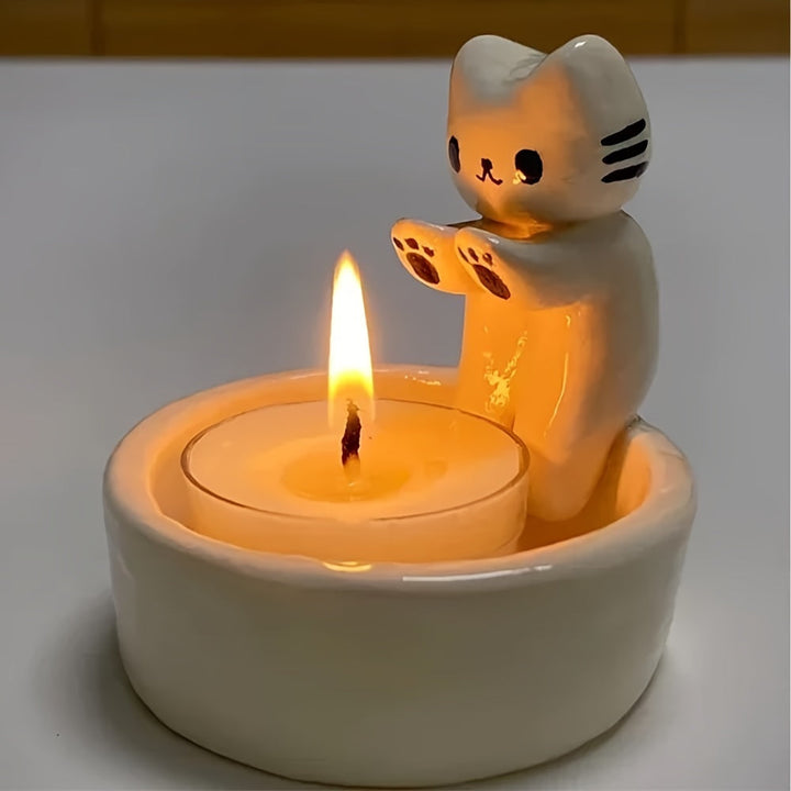 CharmingCat - Playful Resin Candle Drawer for Organization Bowlift