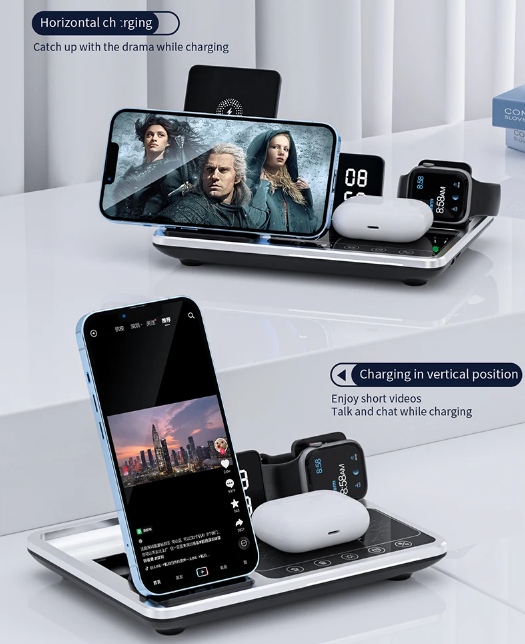 PowerPro Charger – 4-in-1 Wireless Charging Station Bowlift