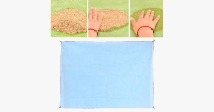 BowLift | Magic sand-free mat - Multipurpose mat - Durable & Compact - Perfect companion for beach, travel, hiking, camping