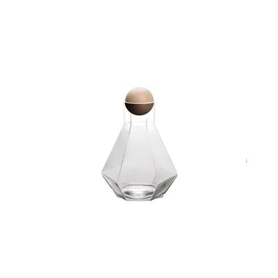 Diamond Type Glass Water Bottle Pitcher Drinkware Creative Drinkware | Bowlift