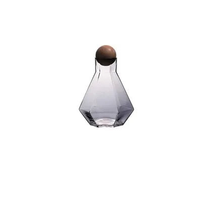 Diamond Type Glass Water Bottle Pitcher Drinkware Creative Drinkware | Bowlift