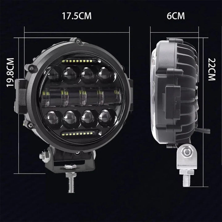 BowLift 7 Inch LED Driving Light for Car & 4x4